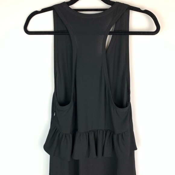 Iro women’s black sleeveless ruffle A-line size 40 US 8 - Picture 6 of 10